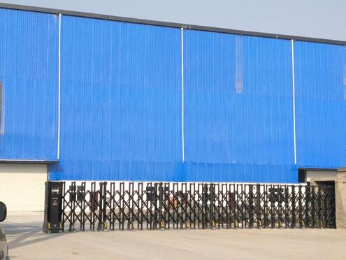 荊門龍宇石化有限公司伸縮門案例 - 中出網-智能出入口與停車充電門戶