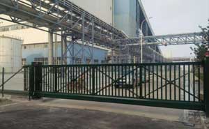 北疆電廠懸浮平移門案例 - 中出網(wǎng)-智能出入口與停車充電門戶