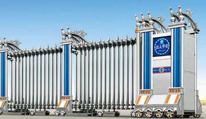 鳳凰衛(wèi)士一號HL-FHWS1不銹鋼伸縮門