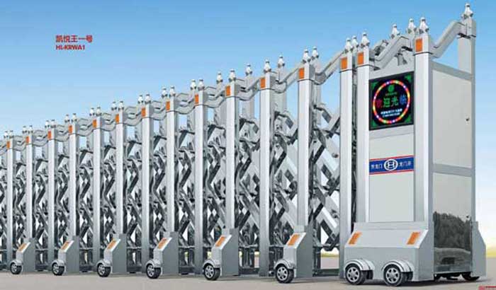 凱悅王一號HL-KYWA1不銹鋼伸縮門