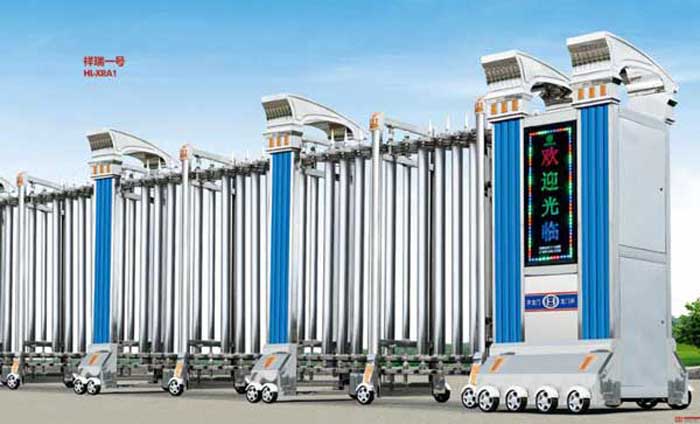 祥瑞一號(hào)HL-XRA1不銹鋼伸縮門