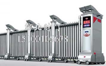 精鋼門G500-A電動伸縮門