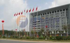 鹽城濱?；@區(qū)管委會旗桿案例