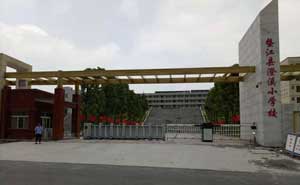 墊江澄溪小學(xué)校伸縮門案例