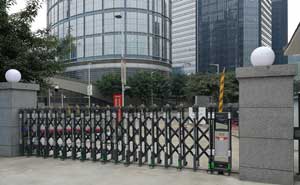 中國建筑第三工程局伸縮門案例