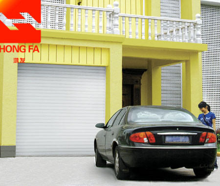 浙江時尚鋁合金防盜車庫門上門安裝
