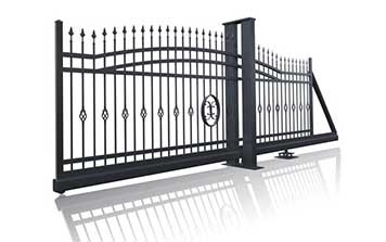 懸浮平移門 - 庭院無軌門系列-I-G型歐式無軌懸浮門