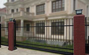 懸浮平移門 - 庭院無軌門系列-I-F型歐式無軌懸浮門