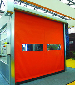 防撞拉鏈快速門