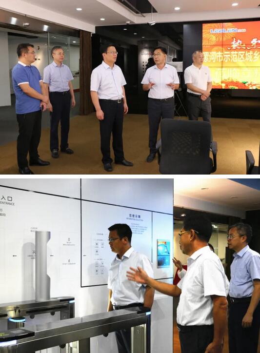 考察組首先來到立林展廳