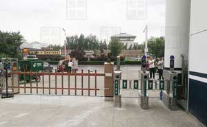 陜西榆林市榆陽(yáng)區(qū)供電公司通道閘案例