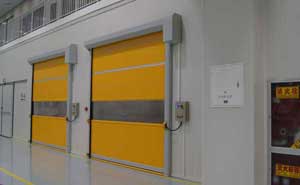 青島埃地沃茲工地快速門案例 - 中出網(wǎng)-智能出入口與停車充電門戶