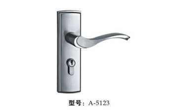 A單舌小插芯門鎖-5123-掃鎳間鎳