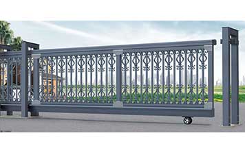 直線平移門 - 懸掛式直線門908C（深灰色）