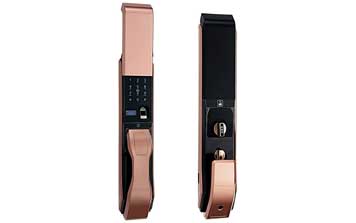 全自動01款-紅古銅指紋鎖