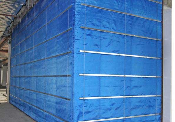 特級無機(jī)布折疊拉升防火卷簾門