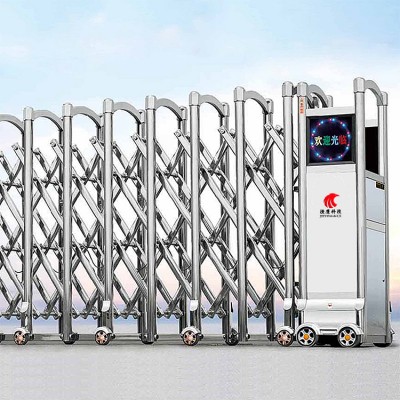 不銹鋼自動(dòng)伸縮門