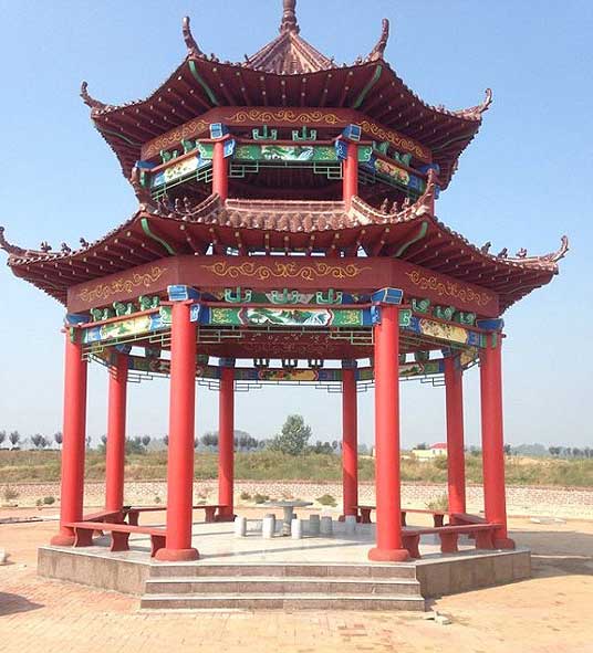 沂南縣現(xiàn)代漁業(yè)園涼亭案例 - 中出網(wǎng)-智能出入口與停車(chē)充電門(mén)戶(hù)