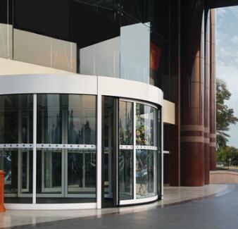 熱烈祝賀黃山出安智能旋轉門進駐恒大悅府