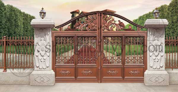 慶賀海東出安智能鋁藝大門進(jìn)駐海東麗水灣?馨城